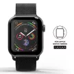 SuperDry Watchband Apple Watch 38/40/41 mm Series 1/2/3/4/4/5/6/7/8/SE/SE2 óraszíj, fekete