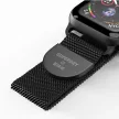 SuperDry Watchband Apple Watch 38/40/41 mm Series 1/2/3/4/4/5/6/7/8/SE/SE2 óraszíj, fekete
