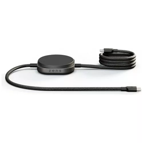 Zens Pro 2 Qi2 15 W, vezeték nélküli töltő, fekete