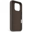 Decoded AntiMicrobial Silicone Stacks Backcover with MagSafe iPhone 16 Pro - tok, barna