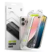 RINGKE EASY SLIDE 2-PACK IPHONE 16 PRO edzett üvegfólia, fekete