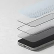 RINGKE EASY SLIDE 2-PACK IPHONE 16 PRO edzett üvegfólia, fekete