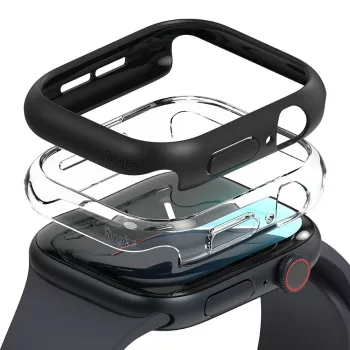   RINGKE SLIM 2-PACK APPLE WATCH 10 (46 MM) CLEAR & MATTE tok, fekete