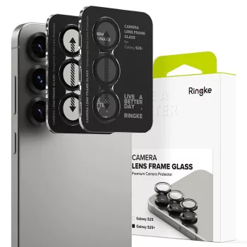   RINGKE CAMERA FRAME PROTECTOR 2-PACK SAMSUNG GALAXY S25 Plus PLUS BLACK