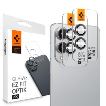   SPIGEN OPTIK PRO GLAS.TR ”EZ FIT” CAMERA PROTECTOR 2-PACK GALAXY S25 EDGE kameravédő, fekete