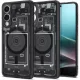 Spigen Ultra Hybrid Mag Case with MagSafe Samsung Galaxy S25 Edge with Print tok, fekete