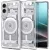 Spigen Ultra Hybrid Mag Case with MagSafe Samsung Galaxy S25 Edge with Print tok, fehér