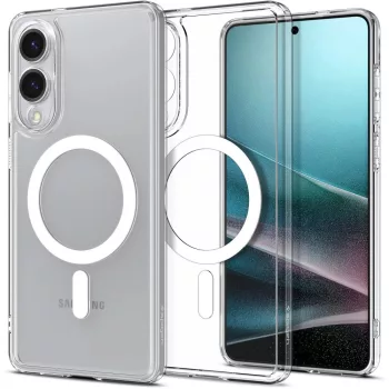   Spigen Ultra Hybrid Mag Case with MagSafe Samsung Galaxy S25 Edge Clear tok, átlátszó