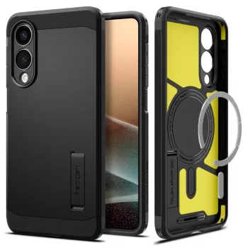   Spigen Tough Armor MagSafe case Samsung Galaxy S25 Edge tok, fekete