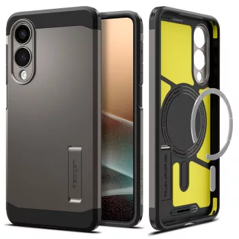   SPIGEN TOUGH ARMOR MAGSAFE GALAXY S25 EDGE GUNMETAL tok, szürke