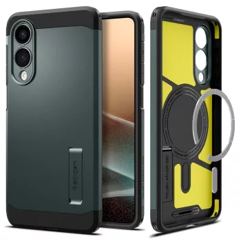 SPIGEN TOUGH ARMOR MAGSAFE GALAXY S25 EDGE tok, zöld