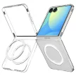 Spigen AirSkin Mag MagSafe Case Samsung Galaxy Z Flip 7 tok, átlátszó-fehér