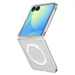 Spigen AirSkin Mag MagSafe Case Samsung Galaxy Z Flip 7 tok, átlátszó-fehér