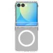 Spigen Ultra Hybrid Pro Mag MagSafe Case Samsung Galaxy Z Flip 7 tok, átlátszó-fehér