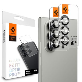   SPIGEN OPTIK PRO HD GLAS.TR ”EZ FIT” CAMERA PROTECTOR 2-PACK GALAXY Z FOLD 7 kameravédő, fekete