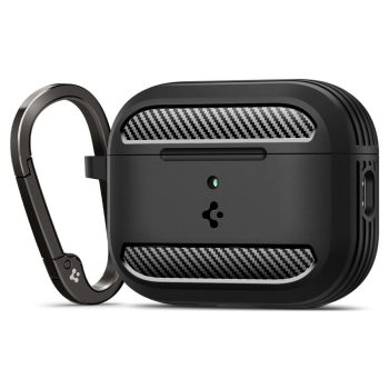 Spigen Rugged Armor Case AirPods 3 Matte tok, fekete