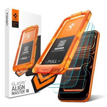   SPIGEN ALM GLAS.TR SLIM 3-PACK IPHONE 17 PRO CLEAR üvegfólia