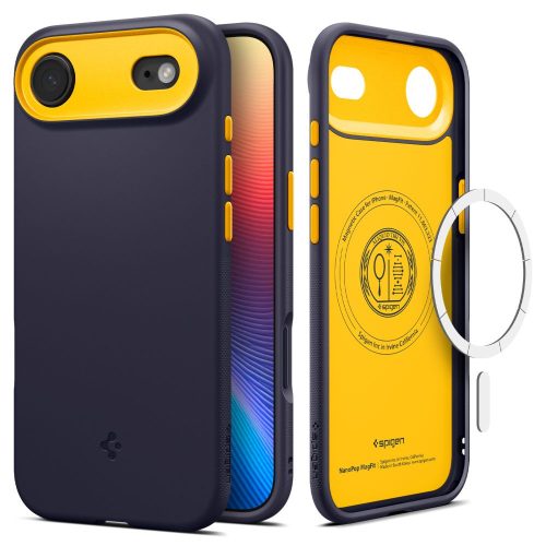 SPIGEN case NANO POP MAG MagSafe IPHONE 17 Air tok, kékberry tok, sötétkék