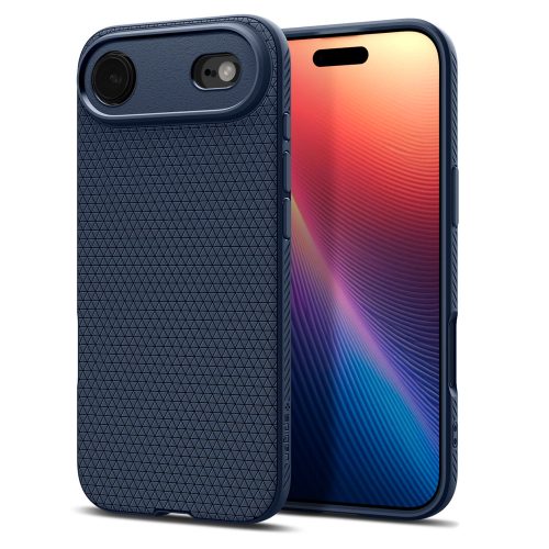 Spigen Liquid Air case iPhone 17 Air tok, sötétkék