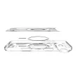 Spigen Ultra Hybrid Mag Magsafe case iPhone 17 Air Zero One tok, átlátszó-titánium