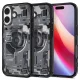 Spigen Ultra Hybrid Mag Magsafe case iPhone 17 Zero One tok, fekete