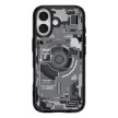 Spigen Ultra Hybrid Mag Magsafe case iPhone 17 Zero One tok, fekete