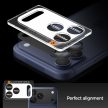 Spigen Glas.Tr Camera EZ FIT Optik Pro XL Apple iPhone 17 Pro kameravédő, fekete