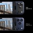 Spigen Glas.Tr Camera EZ FIT Optik Pro XL Apple iPhone 17 Pro Max kameravédő, fekete
