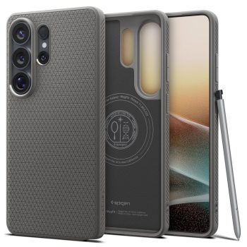   SPIGEN case LIQUID AIR MAG MagSafe SAMSUNG S26 Ultra marble tok, szürke