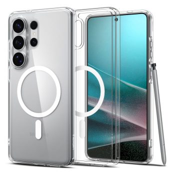   Spigen Ultra Hybrid Mag MagSafe Case Samsung Galaxy S26 Ultra tok, átlátszó