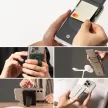 RINGKE Wallet Slide Grip MagSafe univerzális mágneses kártyatartó fekete