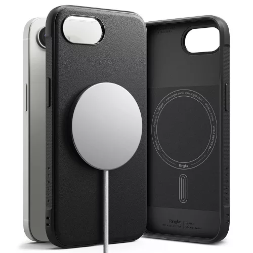 Ringke Onyx Magnetic Magsafe iPhone 16e Case tok, fekete