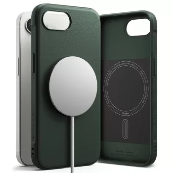 Ringke Onyx Magnetic Magsafe iPhone 16e Case tok, zöld