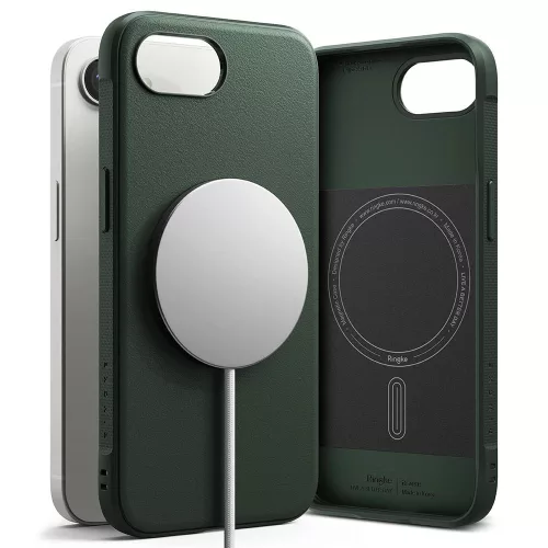 Ringke Onyx Magnetic Magsafe iPhone 16e Case tok, zöld