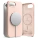 RINGKE SILICONE MAGNETIC MAGSAFE iPhone 16E tok, rózsaszín