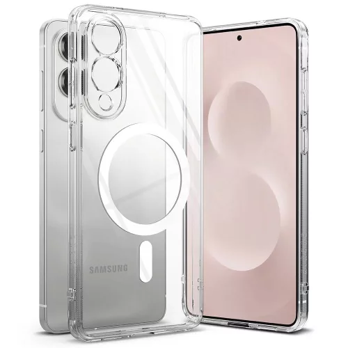 Ringke Fusion Magnetic MagSafe Case Samsung Galaxy S25 Edge Clear tok, átlátszó