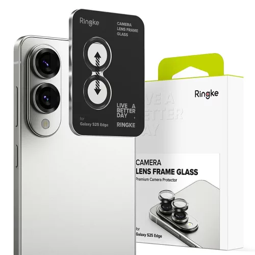 RINGKE CAMERA FRAME PROTECTOR GALAXY S25 EDGE kameravédő, fekete