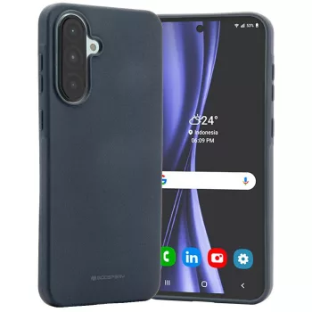 Mercury Soft Samsung Galaxy A36 5G A366 tok, sötétkék