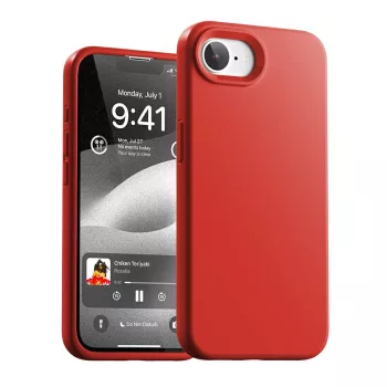 Mercury Silicone iPhone 16e       tok, piros