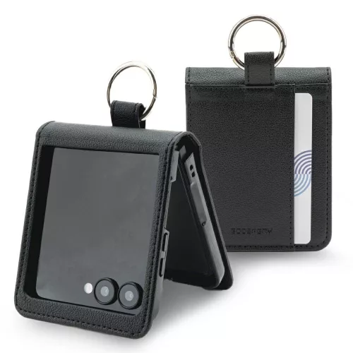 Case Mercury Basic Diary Samsung Galaxy Z Flip 7 tok, fekete