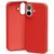 Mercury Silicone Case iPhone 17 tok, piros