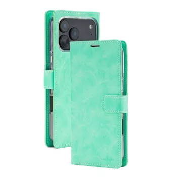   Mercury BlueMoon Diary MagSafe iPhone 17 Pro Max / 18 Pro Max tok, menta