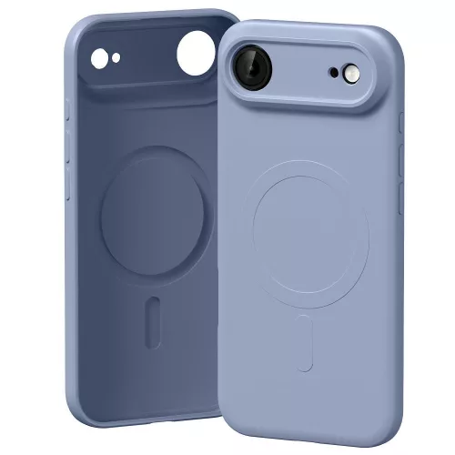Mercury Semi-Silicone MagSafe Case iPhone 17 Air tok, lila
