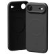 Mercury Semi-Silicone MagSafe Case iPhone 17 Air tok, fekete