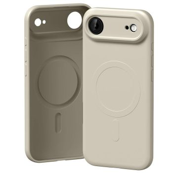 Mercury Semi-Silicone MagSafe Case iPhone 17 Air tok, bézs