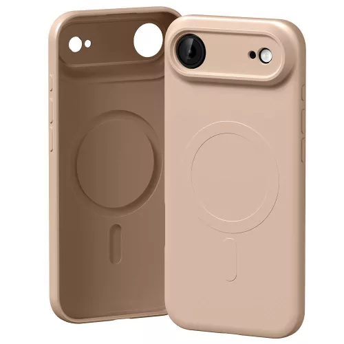 Mercury Semi-Silicone MagSafe Case iPhone 17 Air tok, rózsaszín