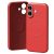 Mercury Semi-Silicone MagSafe Case iPhone 17 tok, piros