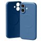 Mercury Semi-Silicone MagSafe Case iPhone 17 tok, kék