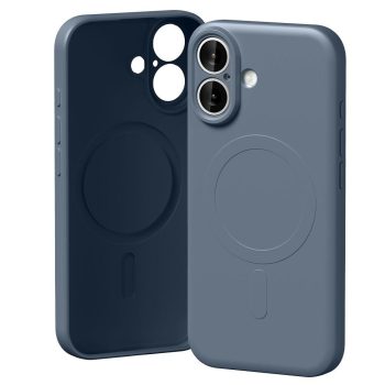   Mercury Semi-Silicone MagSafe case iPhone 17 sierra tok, kék