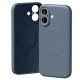 Mercury Semi-Silicone MagSafe case iPhone 17 sierra tok, kék